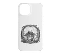 Dessin au Trait sacré de l'île Mystique d'Avalon, légende arthurienne Coque pour iPhone 14