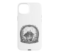 Dessin au Trait sacré de l'île Mystique d'Avalon, légende arthurienne Coque pour iPhone 15 Plus