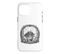 Dessin au Trait sacré de l'île Mystique d'Avalon, légende arthurienne Coque pour iPhone 16 Pro Max