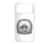 Dessin au Trait sacré de l'île Mystique d'Avalon, légende arthurienne Coque pour iPhone 17 Pro Max