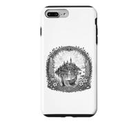 Dessin au Trait sacré de l'île Mystique d'Avalon, légende arthurienne Coque pour iPhone 7 Plus/8 Plus