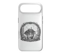 Dessin au Trait sacré de l'île Mystique d'Avalon, légende arthurienne Coque pour iPhone Air