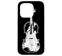 Dessin au violon Violoniste Musique baroque Coque pour iPhone 15 Pro