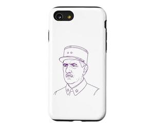 Dessin Charles de Gaulle Coque pour iPhone SE (2020) / 7/8