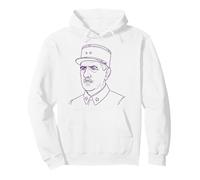 Dessin Charles de Gaulle Sweat à Capuche