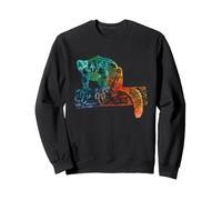 Dessin coloré Mignon de lémurien Silouhette de Lémurien de Sweatshirt