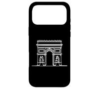 Dessin d'art à Une Ligne Arc de Triomphe Coque pour iPhone 17 Pro Max