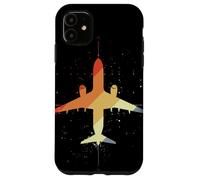 Dessin d'avion Look vintage Leçons de vol Coque pour iPhone 11