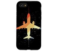 Dessin d'avion Look vintage Leçons de vol Coque pour iPhone SE (2020) / 7 / 8
