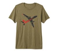 Dessin d'avion Observation d'avion Leçons de vol T-Shirt Haut de Gamme