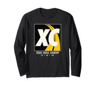 Dessin de Course de Cross-Country Vintage Texas Cross Country Art Manche Longue