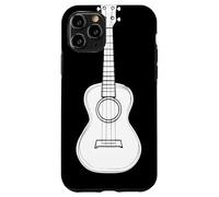Dessin de l'instrument Ukulele Ukulelist Coque pour iPhone 11 Pro