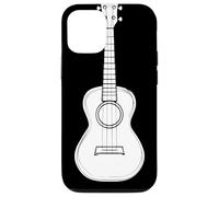 Dessin de l'instrument Ukulele Ukulelist Coque pour iPhone 12/12 Pro