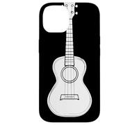 Dessin de l'instrument Ukulele Ukulelist Coque pour iPhone 14