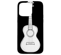 Dessin de l'instrument Ukulele Ukulelist Coque pour iPhone 15 Pro Max