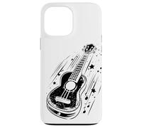 Dessin de l'ukulélé Ukulelist Leçons de musique Coque pour iPhone 13 Pro Max