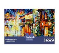 Dessin de paysage1000 Pièces Puzzleville Assorties, pour Adultes Et Enfants À Partir De 12 Ans Jeu D'Intelligence Difficile EtStimulant Paysagedes QuatreSaisons 38x26cm/1000pcs
