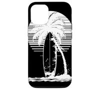 Dessin de Planche de Surf Chevauchée sur Les Vagues Coque pour iPhone 12/12 Pro