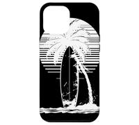 Dessin de Planche de Surf Chevauchée sur Les Vagues Coque pour iPhone 12 Pro Max