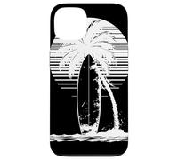 Dessin de Planche de Surf Chevauchée sur Les Vagues Coque pour iPhone 13