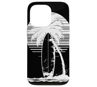 Dessin de Planche de Surf Chevauchée sur Les Vagues Coque pour iPhone 13 Pro
