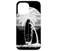 Dessin de Planche de Surf Chevauchée sur Les Vagues Coque pour iPhone 13 Pro Max