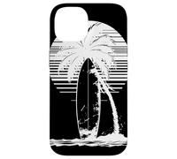 Dessin de Planche de Surf Chevauchée sur Les Vagues Coque pour iPhone 14
