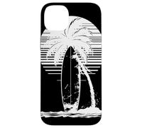Dessin de Planche de Surf Chevauchée sur Les Vagues Coque pour iPhone 14 Plus