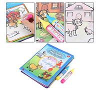 Dessin d'eau livre de coloriage enfants magique coloration peinture tissu livre enfants jeu éducatif apprentissage amusant jouets pour tout-petits garçons filles âge 2 3 4 5 ans