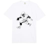 Dessin d'un Footballeur américain Comfort Colors Adult Heavyweight T-Shirt