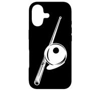 Dessin d'un Joueur de Billard avec Une Boule de Billard Coque pour iPhone 17