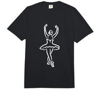 Dessin d'une Danseuse de Ballet Comfort Colors Adult Heavyweight T-Shirt