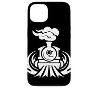 Dessin d'une locomotive à vapeur Coque pour iPhone 13