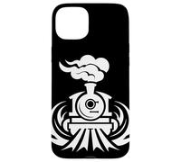 Dessin d'une locomotive à vapeur Coque pour iPhone 15 Plus