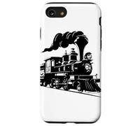 Dessin d'une locomotive à vapeur Coque pour iPhone SE (2020) / 7 / 8