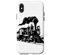 Dessin d'une locomotive à vapeur Coque pour iPhone X/XS
