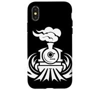 Dessin d'une locomotive à vapeur Coque pour iPhone X/XS
