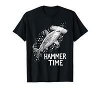 Dessin en Forme de Requin Hammer Time T-Shirt