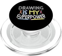 Dessin est ma Superpuissance Illustrator Illustration PopSockets PopGrip pour MagSafe