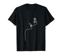 Dessin esthétique minimaliste visage de femme abstrait ligne art T-Shirt