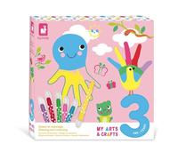 Dessin et coloriage enfant Janod My Arts et Crafts 8 Tableaux et 10 Dessins en Pas à Pas