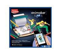 Maped - Set Création de dessins animés Animaker Flip Action - Cahier, flipbook, crayons - Dès 7 ans