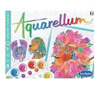 Sentosphère Kit peinture Aquarellum Chimères – 9 couleurs, 3 tableaux, papier vélin, dès 7 ans