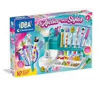 Clementoni – Kit créatif L’Atelier des Stylos – 10 stylos, 50+ accessoires – 6 ans+