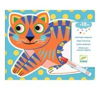 Dessin et coloriage enfant Djeco Coloriage magique à l’eau Animalo-Ma Multicolore E