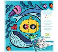 Dessin et coloriage enfant Djeco Distributeur de coloriage océan Multicolore G