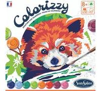 Peinture par Numéros - Colorizzy - Panda Roux & Shiba - Multicolore - Kit Relaxant - Acrylique Haute Qualité
