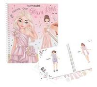 Depesche 13583 TOPModel Create Your Glam Look - Livre de coloriage de 36 pages pour créer des tenues, avec 6 planches d'autocollants