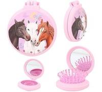 Dessin et coloriage enfant Top Model Miss Melody Brosse à cheveux pliante G