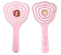 Depesche Brosse à cheveux TOPModel Beauty and Me 13510 – Rose, tête en peluche, détails dorés